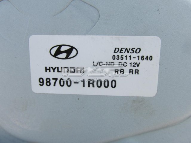 Моторчик заднього склоочисника 987001R000 Hyundai/Kia