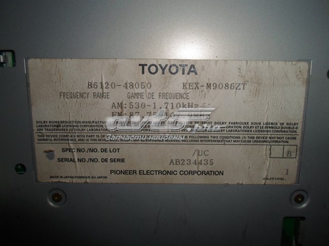  8612048050 Toyota