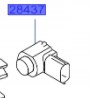 Датчик сигналізації паркування (парктронік), задній 284384HB1A Nissan