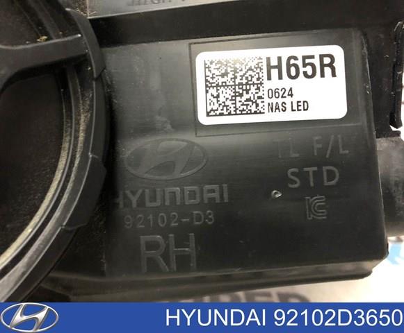Фара права 92102D3650 Hyundai/Kia