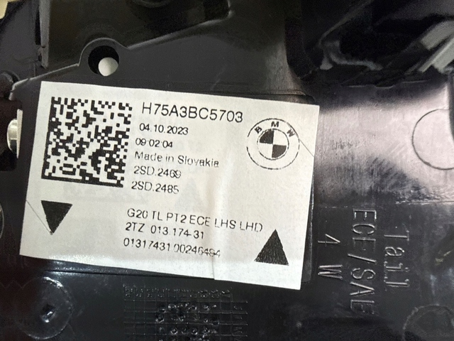Купити 63215A3BC57 BMW Ліхтар задній лівий, внутрішній