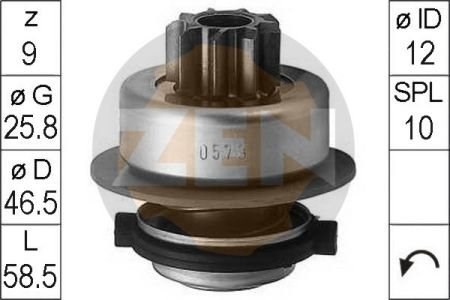 Купити ZN0579 ZEN Бендикс стартера