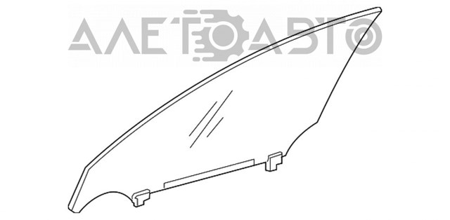 Купити 6810153070 Toyota Скло передніх дверей, правою