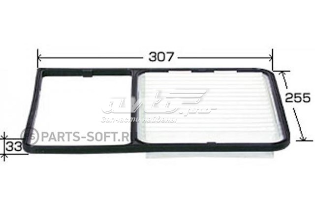 A1016 JS Asakashi Повітряний фільтр двигуна