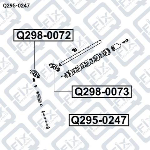 Клапан впускний Q-fix Q2950247 ціна, від 4.24 USD