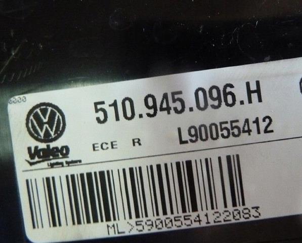 Ліхтар задній правий, зовнішній 510945096H VAG