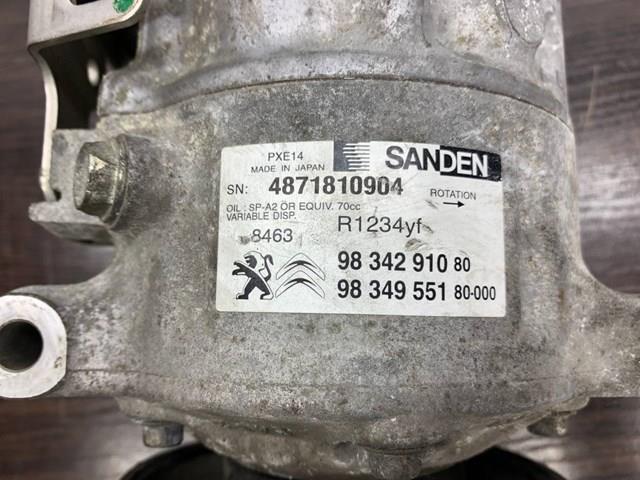 Компресор системи кондиціювання Peugeot/Citroen 9834291080 ціна, від 352.26 USD