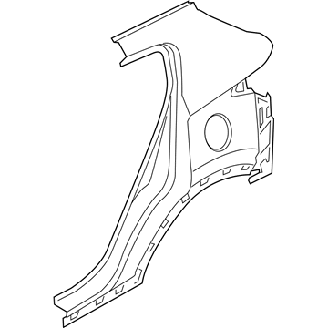 Крило заднє ліве Hyundai/Kia 71503D9C00 ціна, від 394.59 USD