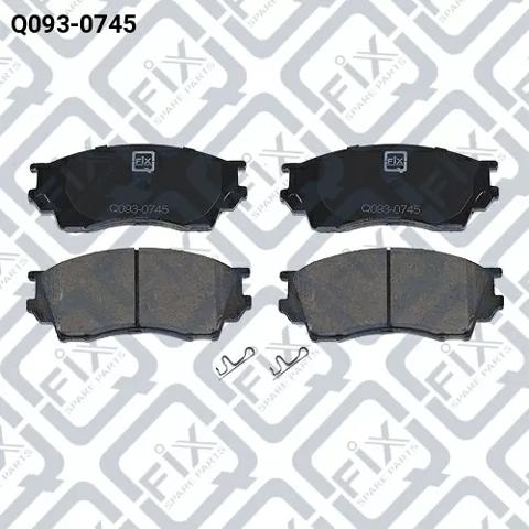 Гальмівні колодки Q-fix Q0930745 ціна, від 16.89 USD