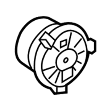 Двигун вентилятора пічки (опалювача салону), задній Toyota Highlander (U4) (Тойота Хайлендер)