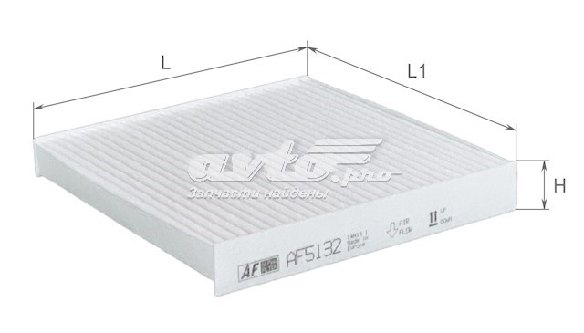 Купити AF5132 Alpha Filter Фільтр салону вугільний