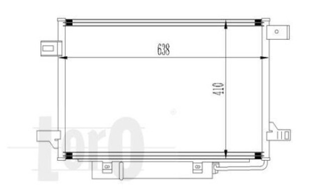 Конденсатор кондиціонера Depo/Loro/Abakus 0540160017 ціна, від 73.81 USD