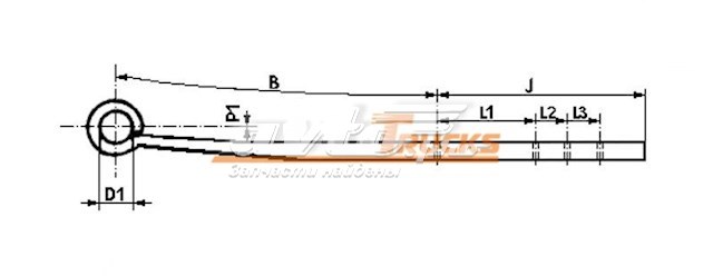 Ресори задні 88133900 Schomacker