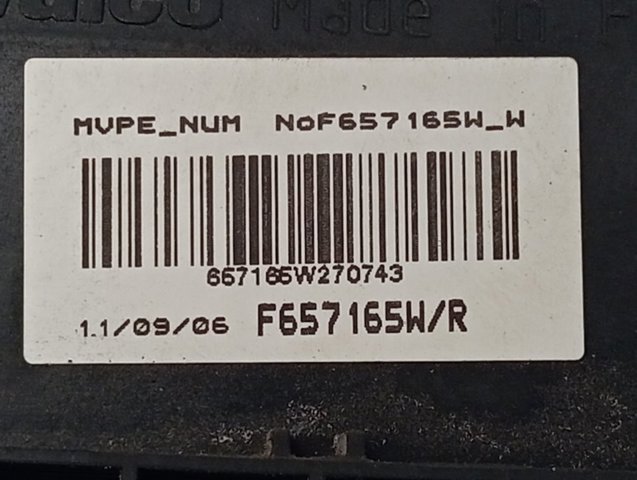 Купити F657165W Renault (RVI) Електропідігрівач повітря системи опалення салону