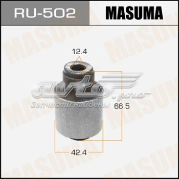 Сайлентблок заднього нижнього важеля Masuma RU502