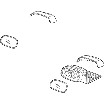 Купити 87620B2500 Hyundai/Kia Дзеркало праве