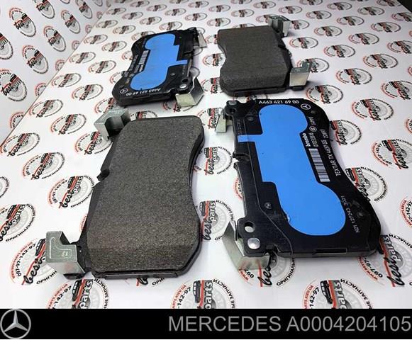 Купити A0004204105 Mercedes Колодки гальмівні передні, дискові