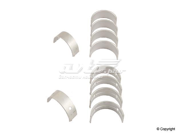 2102038910 Hyundai/Kia Вкладиші колінвала, корінні, комплект, 2-й ремонт (+0,50)