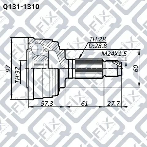 Граната колісна Q-fix Q1311310 ціна, від 32.43 USD