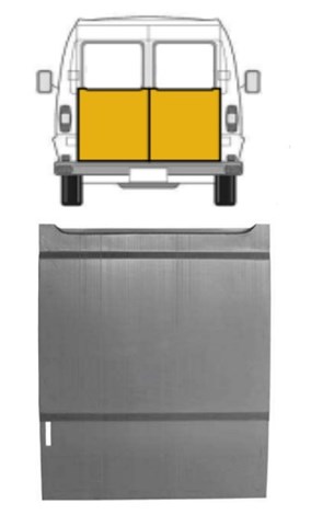 Двері задні Polcar 5061407 ціна, від 50.81 USD