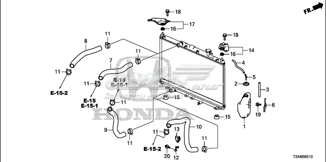  74176T2AA00 Honda