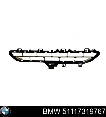 Решітка переднього бампера, верхня BMW 51117319767 ціна, від 39.27 USD