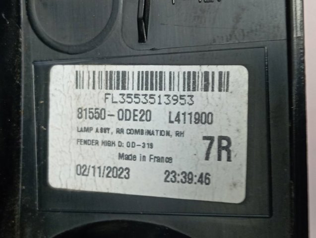 Купити 815500DE20 Toyota Стоп задній