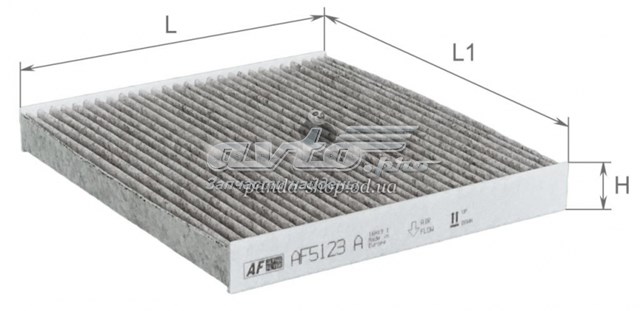 Повітряний фільтр салону Alpha Filter AF5123A