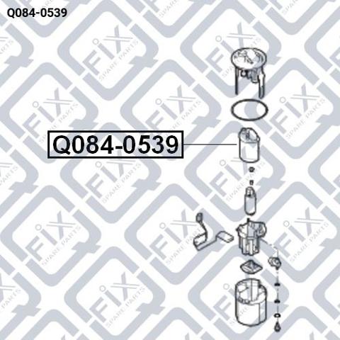 Фільтр тонкого очищення палива Q-fix Q0840539 ціна, від 8.68 USD