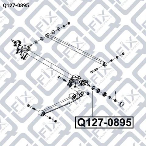 Q1270895 Q-fix Підшипник ступиці задньої