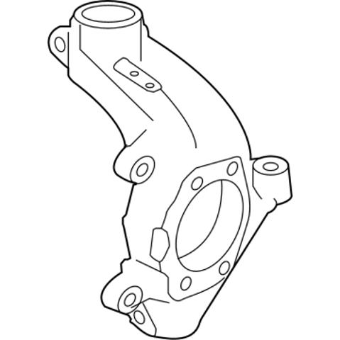 Цапфа поворотного кулака Nissan/Infiniti 400156RR0A ціна, від 177.37 USD