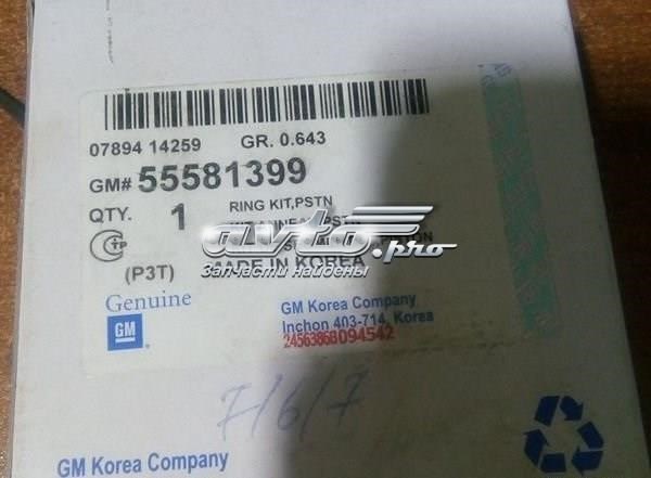 Кільця поршневі на 1 циліндр, STD. 55581399 General Motors