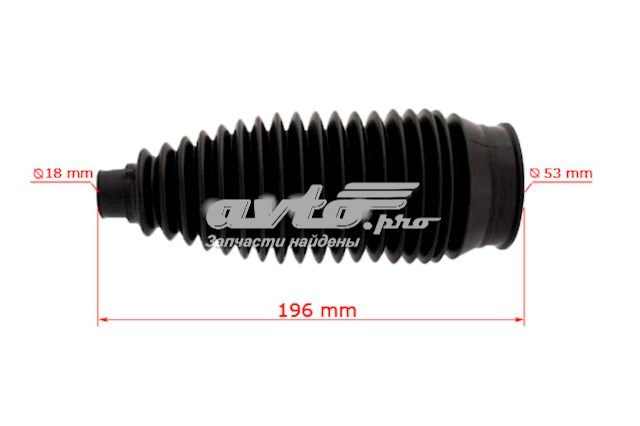 Пильник рейки MSG MT214DUSTER