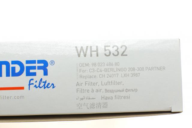 Елемент повітряного фільтра Wunder WH532 ціна, від 5.10 USD
