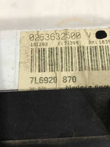 Купити 7L6920870 VAG Покажчик напруги (вольтметр)