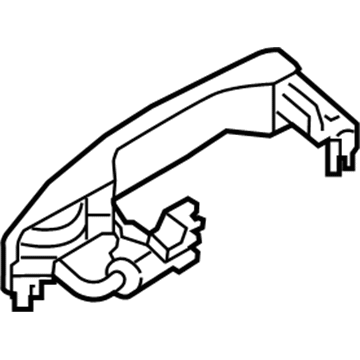 Ручка передньої двері зовнішня Hyundai/Kia 82651B2710