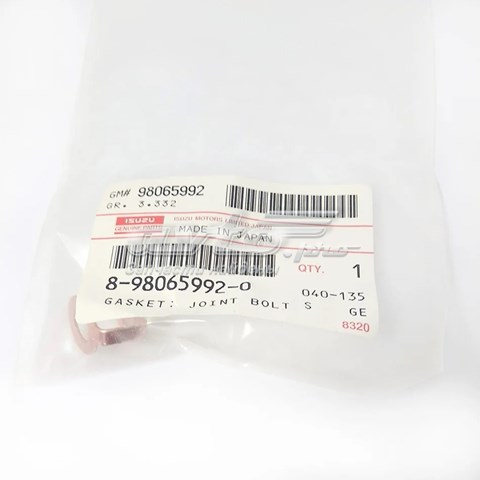 8980659920 Isuzu Кільце ущільнювача паливної трубки