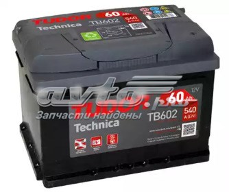 Купити Акумулятор Tudor Ємність 60А/г TB602