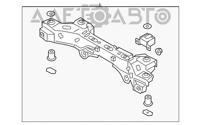 Балка задньої підвіски поперечна Hyundai/Kia 554052P450 ціна, від 115.73 USD