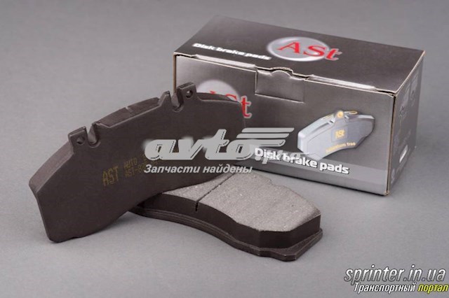 AST835 AST Колодки гальмівні задні, дискові