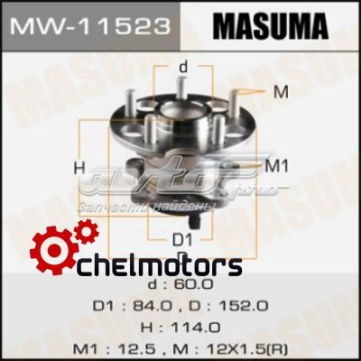 Маточина задня права MW11523 MASUMA