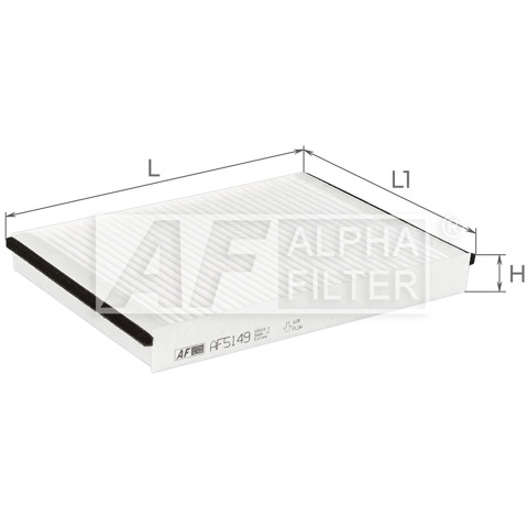Пружина передня AF5149 Alpha Filter
