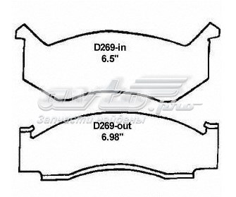 Передні тормозні колодки 10201230 Centric Parts