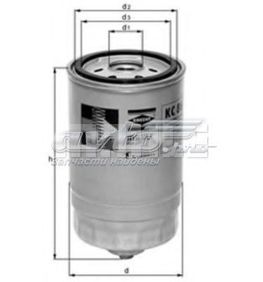 Фільтр паливний Mahle Original KC88
