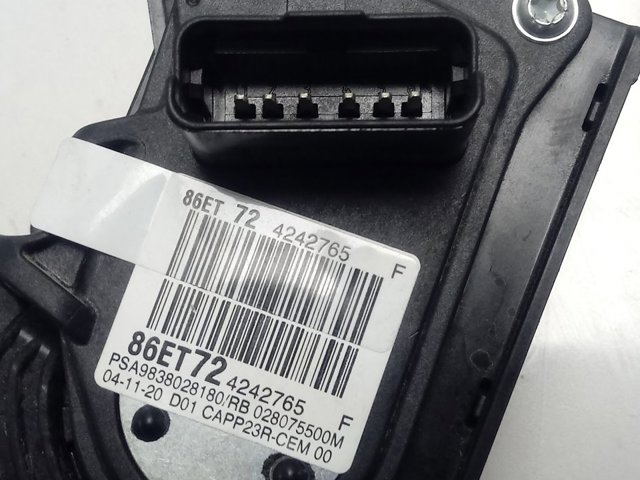 Педаль газу 9838028180 Peugeot/Citroen