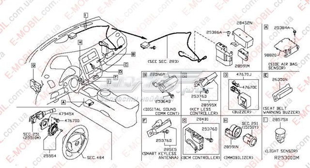  Nissan/Infiniti TWC1G154 ціна, від 41.33 USD