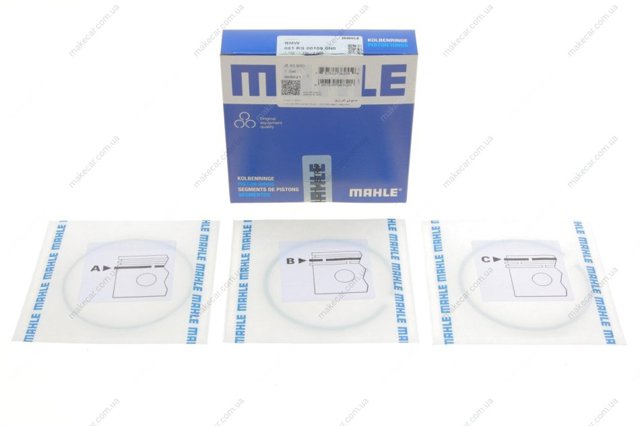 081RS001090N0 Mahle Original Кільця поршневі на 1 циліндр, STD.