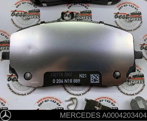 A0004203404 Mercedes Передні гальмівні колодки