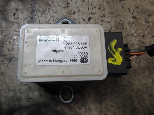Датчик поперечного прискорення (ESP) Nissan/Infiniti 265005665