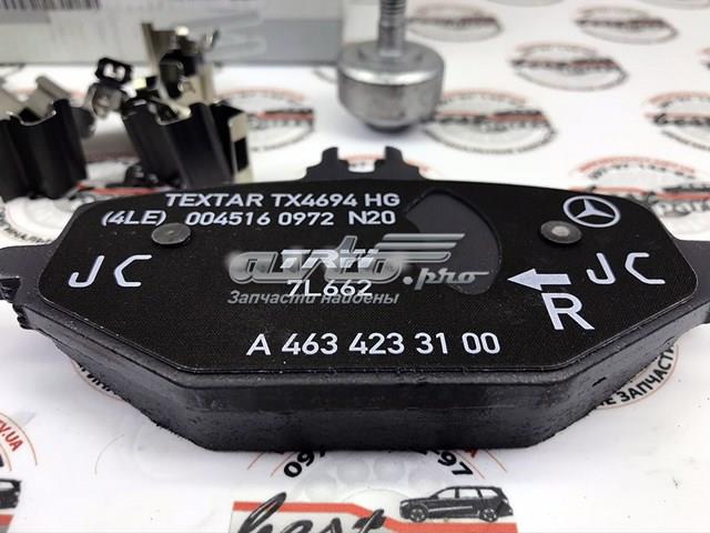 A0004205102 Mercedes Колодки гальмівні задні, дискові